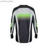 サイクリングシャツのトップ新しいバットダウンヒルTシャツDHシャツエンデューロジャージーモトクロスレーシングサイクリング衣料カミザスシクリスモY240410