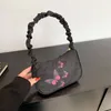 Totes Dobra bolsas de ombro para mulheres bolsas de moda de borboleta feminina gorda de gripes femininas