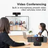 Webcams webcam 1080p 2k caméra web HD complète avec microphone Plug USB cam pour ordinateur pc