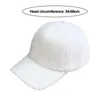 Ball Caps Women Baseball Cap Cozy Plush For Men Warm Windproof Hat With Uv Protection Outdoor Sports Wear Polyester