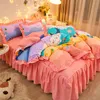 Kuup Home Textile Strawberry Liberdding Ensemble pour une feuille de lit pour fille