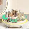 Lagringslådor som roterar kosmetisk arrangörs rack plast | Makeup Brush Holder Box for Home Parlour Sovrum Make Up Accessories