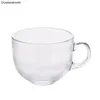 Large Glass Cup Cereal Bowl 480ml Tempered Glassl Glass Bowl Heat-Resistant Fruit Salad Bowl Ice Cream Dessert Breakfast Bowl