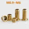 100pcs m0,9 m1,3 m1,5 m2 m2.3 m2.5 m3 m3,5 m4 m5 rivets tubulaires