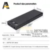 QC4 + / QC4 / QC3.0 5V USB 10 * 18650 Bank Power Bank With Digital Display Screen Chargeur Batteryder 22.5W 10W Charging Boîte