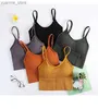 Roupas de ioga YOMOMY SEXY SEXCENTES SPORTIONS BRA YOGA RUNDO PUSH UP PHINGS TOP TOP AJUSTÁVEL STAPS SPORTS TOP Sports BRA Y240410