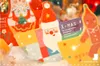 10 -stcs Merry Christmas Tree Santa Claus wenskaarten met enveloppen en sticker kerstcadeaus souvenirs souvenirs ansichtkaarten gerecycled