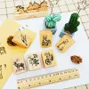 Wooden Rubber Stamps for Card Making, Six Animals Pattern, DIY Stationery, Scrapbooking Craft, Card Making Supply, Child Gift