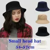 Big Head Man stor storlek hink hattar pojke 60-63 cm plus size Summer Fisherman Cap Womens 54-57cm Pure Cotton Panama UPF50 Sun Hat 240410