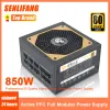 Leveranser 20+4pin ATX 850W Full Modular Professional Esports Video Game Computer Power Supply med 12 cm Fan New PSU 80Plus Gold