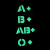 1PC -Blutgruppe A+ B+ O+ AB+ POS Positiver IR -Patch für Rucksäcke Taktische Patches Reflektierender Abzeichenaufkleber mit Hakenschleife