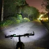 Éclairage de vélo à LED Solarstorm X3 LED BILLE 4 MODE T6 LAMBRE DE LUMIÈRE avant Lantern USB arrière 10000mAh Batterie Pack MTB Imperpose