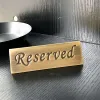 1/2/2 / 4 pack Rustic réservé Table Sign pour réserver des sièges pour les réceptions de mariage Banquets et fêtes - Design double face