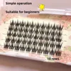 False wimpers 100 clusters anime wimpers cosplay lash pieky Japanse make -up spikes strengen wimper