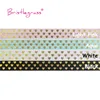 BRISTLEGRASS 2 5 10 Yard 5/8" 15mm Gold Love Heart Foil Print Fold Over Elastics FOE Spandex Bands Hair Tie Headband Sewing Trim