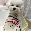 犬のアパレルインヘアカット透明なフロストマントティアマークフェイシャルケア防水布カバーオール猫ペットツールギフト