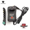 Ładowarki 41W 6V 9V 12V 2A 15V 18V 20V 24 V 1,5A AC/DC Adapter US/UE/UK/AU Regulowane adaptery zasilania Uniwersalne przełącznik ładowarki