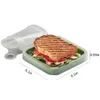 Silicone Food Storage Container Sandwiches Toast Bags Easy-To-Open for Snacks Fruits School Work or Travel Food Bag