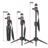 Tripods Kingjoy Aluminium Mini Tripod 2 Abschnitt Tabletop Tripode mit Ballkopf für SLR DSLR -Kamera Telefon Camcorder -Reisetropfenhalter