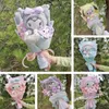 Plush dockor Cartoon Doll Bouquet Black Rice Cinnamon Mymelody KT Kawaii Anime Plush Toy Valentinegirls Christmas Graduation Gift J240410