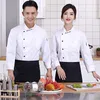 3 kleuren Groothandel Unisex Keuken Chef Uniform Bakery Food Service Korte mouw Kort met dubbele borsten Kok Kok Chef -kok