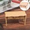 1pc 1:12 Dollhouse Miniature Wooden Desk Table Model Doll House Furniture Toys Accessories Christmas Gift 10 Styles