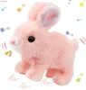 Electric/RC Animals Cute Interactive Electronic Pet Rabbit Toy - Fun Playtime Perfect Gift With Sound and Action FeaturesL2404