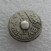 G28 Raro Antigo Judaico Prata Zuz Coin do Ano 3 do Bar Kochba Revolt - 134ad Copy Coin236v