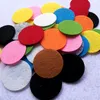 100pcs 3cm Round Patches en feutre colorées Tamps de tissu FELT