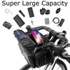 Wild Man Rainproof Bicycle Front Bag Cycling Bag Touch Screen Mountain Bike TreelBar Bag Basket Pannier Lagring Kapacitet 4L