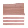 50pcs drewniany kick wosk świecy rdzeń kwadratowy świecznik Sustainer Tabs Stand Stop DIY Craft Lampy olejowe Making Matering Party