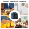 Muggar Trash Can Cup Mug Novely Garbage Bin Coffee With Handle and Lid Porcelain Espresso For Offices Home Travel Water Milk