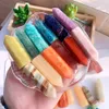 36 colours Crystal Hexagonal Prism Natural Rose Quartz Wand Energy Amethyst Tower Home Furnishing Decoration