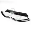 Front Bumper Lip Spoiler för Mercedes Benz C Class W205/C205 Coupe C180 C200 C250 C260 C300 C450 2015 2016 2017 2018 2019 20 21