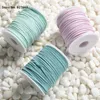 50 Yards Flat Faux Wildleder Korea Samt Leder Kabel DIY Spitzenseilfaden für Schmuck, die dekorative Kunsthandwerk machen