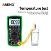 ANEG AN870 Digital Multimeter 19999 Tellingen Profissionale transistor elektrische tester 600V Multi Volt Esrmeter Lead Set