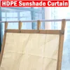 Customize HDPE Curtains Balcony Windows Blackout Curtains Movable Outdoor Terrace Pergola Sunshade Net Living Room Door Curtain