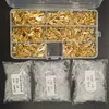 900pcs Gold 2,8/4,8/6,3 мм мужская и женская лопата быстрые разъемы проволоки