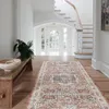 Tapis de style américain vintage pour le salon Home Halway Long Rug Decor Chenille Persian Tapis Retro Retro Table Table Table