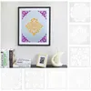 Window Stickers Design DIY Floor Decor Art Drawing Datura Geometry Geometric Template Wall Painting Layering Stencils Mandala