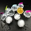 Stampi a sfera di ghiaccio da 6 cm con coperchi rimovibili produttori di cubetti di ghiaccio sfera per drink per cocktail whisky fai da te la stampo di gelato per feste