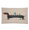 枕カバークリエイティブカートゥーンダックスフンド濃厚なリネンコットンピローケース動物ソーセージ犬カバー3050cm4384796