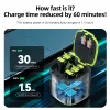 Produits Télesin Batterie de charge rapide pour GoPro 11 Hero 11 10 9 1750 MAh Batterie 2 façons Boîte à chargeur rapide Stockage de carte TF pour gopro11 10