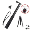 Monopods Aluminium Rubber Impermepert Selfie Stick, extensível tripé de monopé portátil para a GoPro Hero 7 6 5 4 Yi 4k para DJI SJ