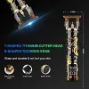 Trimmers Kemei Nouveau T9 USB Coiffes électriques Clippers Rechargeables Rasoir barbe Trimmer Men de poils Machine de coupe HEAUCH