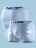 Sous-pants 1pcs Mesh Ice Silk Boxer Shorts Men's Underwear Fasqm Breathable Sexy Slim Panties Bamboo Lingerie Plus taille L-6XL