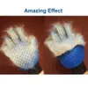 Badborstel Cat Dog Kam verzorging Globe PET HET SCHOOGDE GROOMENDE GLOVES Kam handvormige handschoen vijf vingers huisdier schone kam kleur