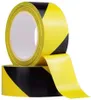 2inch Hazard Varning Säkerhet Tejp Golvmarkeringstejp Enkelsidig Social Distancing Masking Tape Vinyl Floor Road varningstejp