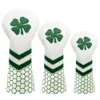 Golf Club Headcover Driver Golf Cover Cover Fairway Wood Cover Hybrid Cover with Clover Design