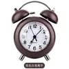 2023 Creative Globe New Metal Table Alarm Clock Luxur Design Quartz Despertad Desk Clock